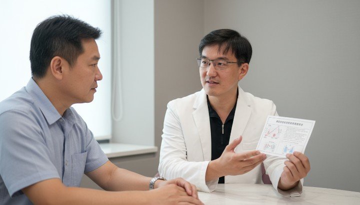 吳紹琥醫師專業諮詢減肥針停藥後的管理 豐富蛋白質飲食有助於減肥針停藥後的飽足感 阻力訓練能提升減肥針停藥後的基礎代謝率 每日定時量體重監控減肥針停藥後的波動