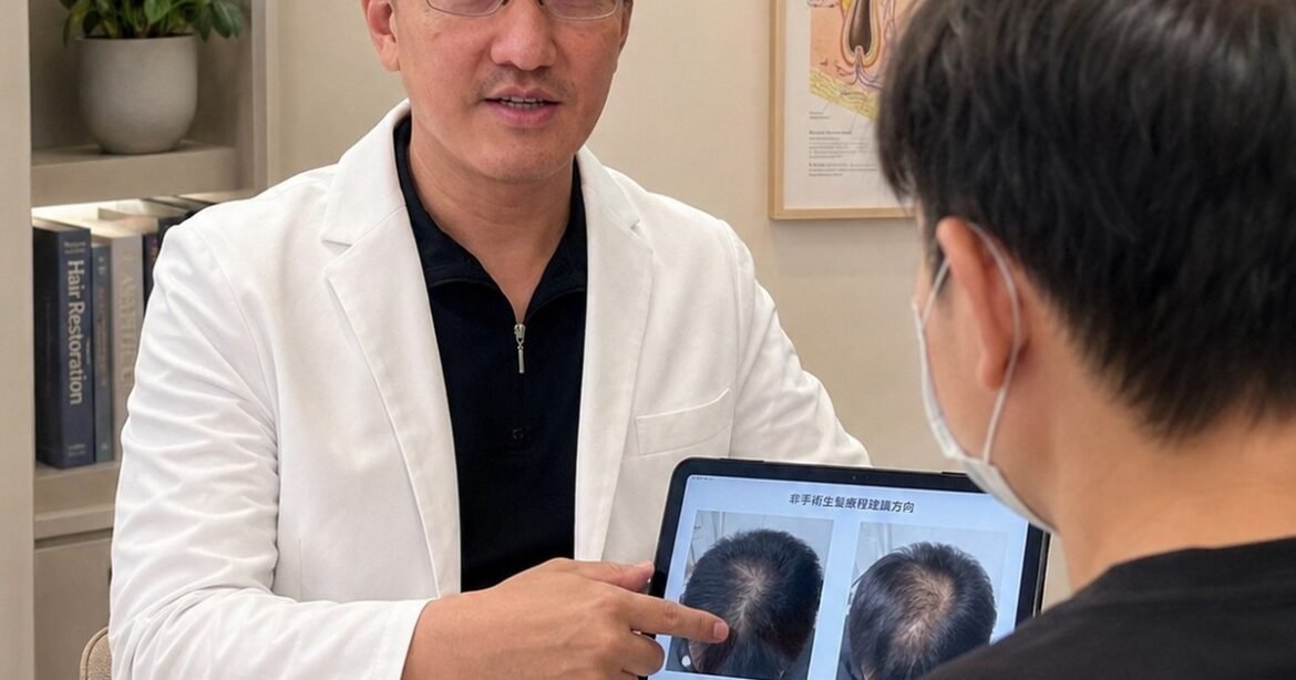 中年落髮的自我檢測方法：吳芮醫師教你如何評估髮量狀況