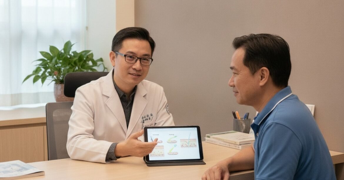吳芮醫師為您圖解膠原蛋白增生針與玻尿酸的作用原理差異。