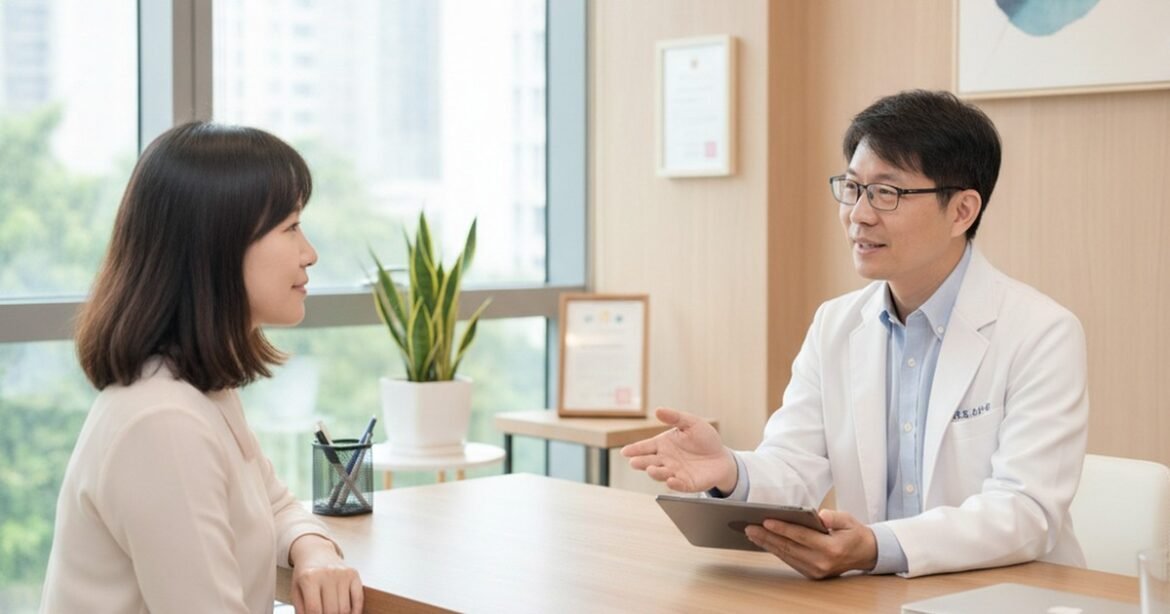 吳芮醫師說明雙下巴成因與評估重點