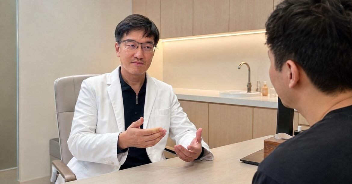 吳芮醫師親自講解柔滴與魔滴在隆乳長期穩定性上的差異。